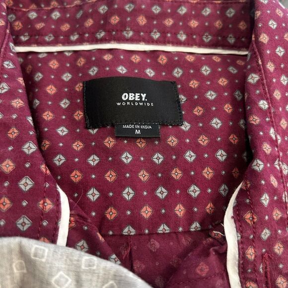 Billabong Men's Burgundy and Light Gray Shirt Trio - Picture 4 of 7